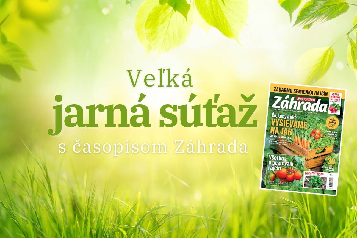 Veľká jarná súťaž 2025 s časopisom Záhrada